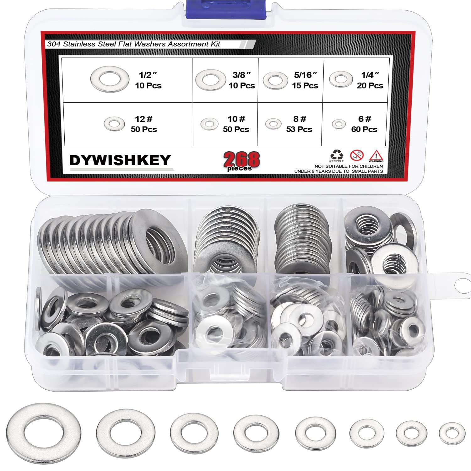 DYWISHKEY - Adaptador magnético para destornillador de 1/4 de pulgada y ángulo de 105 grados (6 mm)