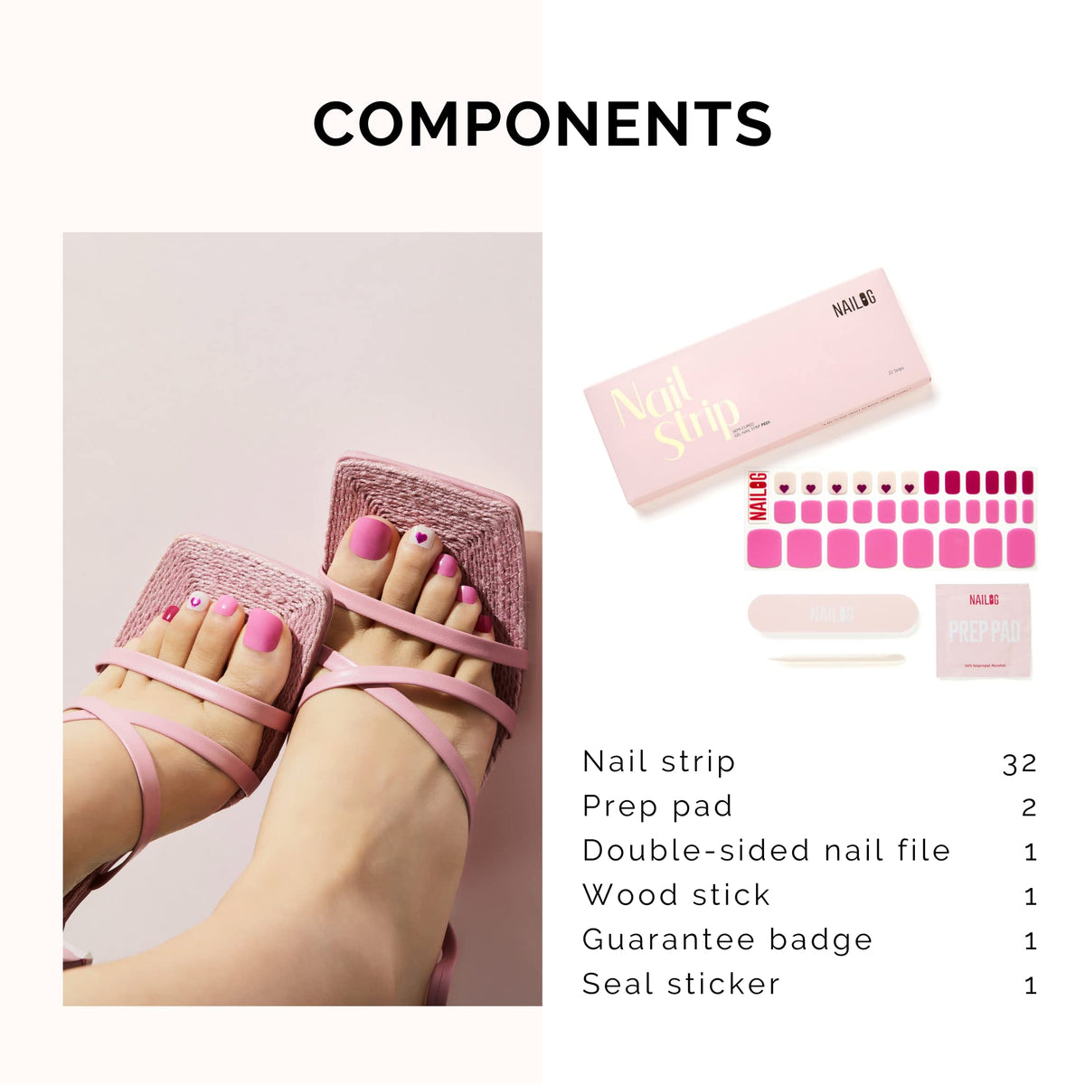 Esmalte de Uñas de Gel Semiendurecido NAILOG Never Too Late Brillante para Mujer