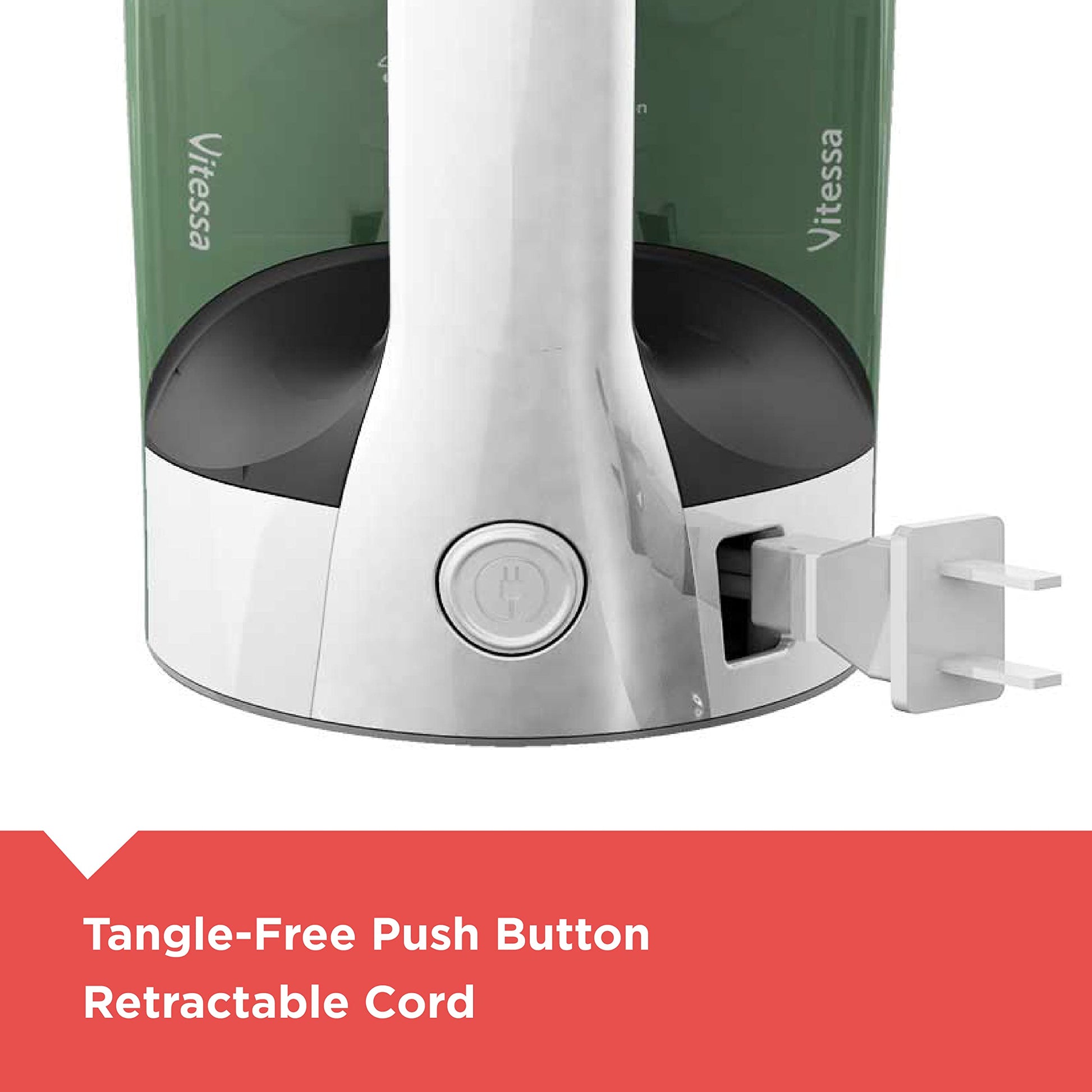 BLACK+DECKER Vitessa - Plancha de Vapor Avanzada, ICR2020, Suela Antiadherente Incluso a Vapor, Apagado automático, Cable retráctil sin enredos, Verde