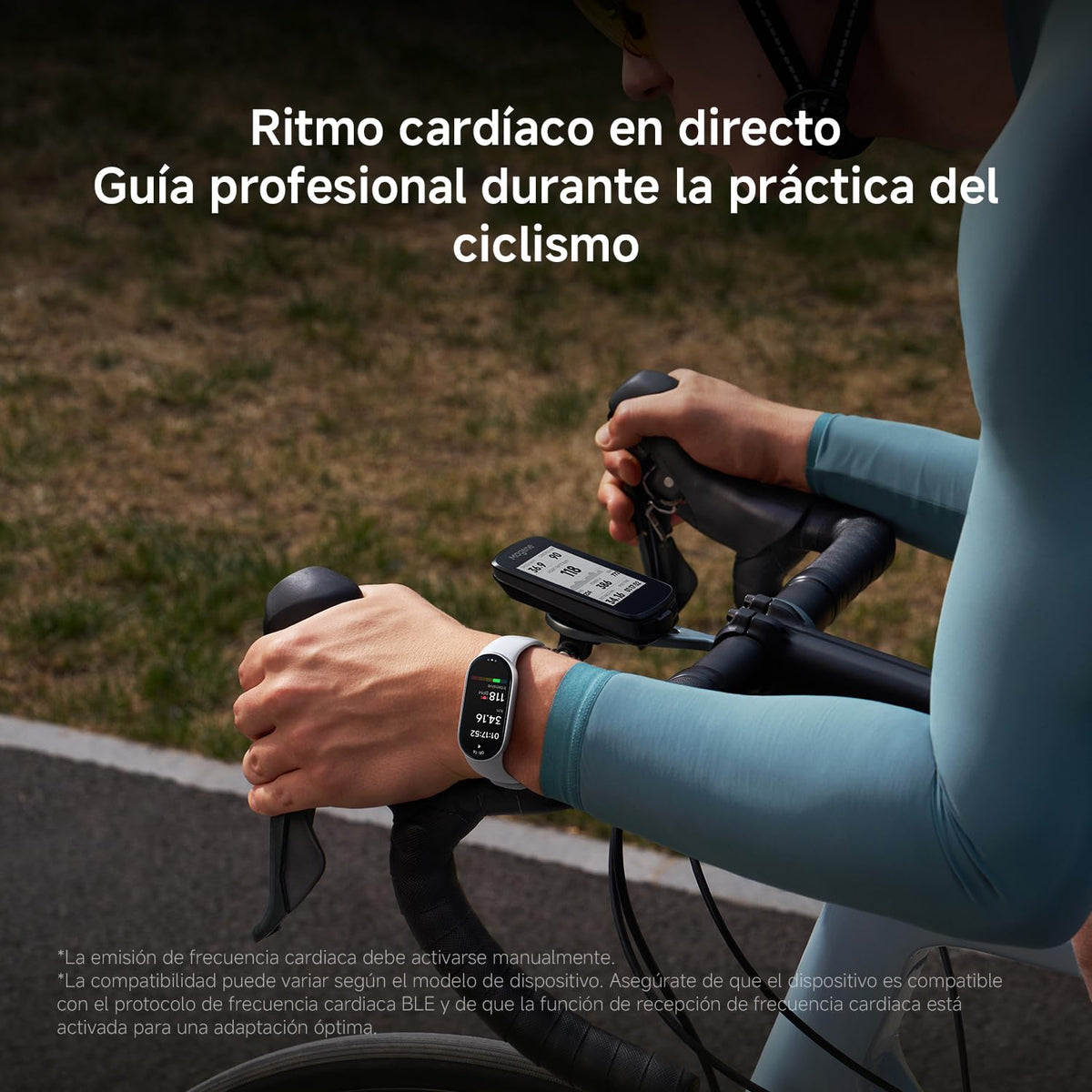 Smartwatch XIAOMI Band 10 Rosa 5ATM Compatible con iOS y Android
