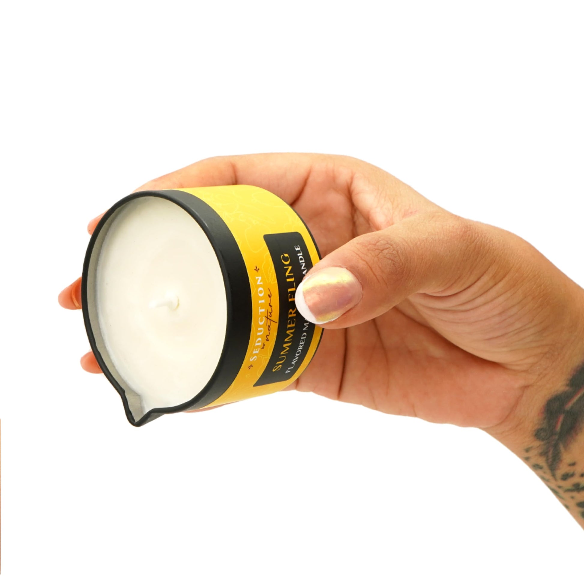 Vela de Masaje de Lujo Edición Exclusiva Vegana para Relajación y Cuidado del Cuerpo