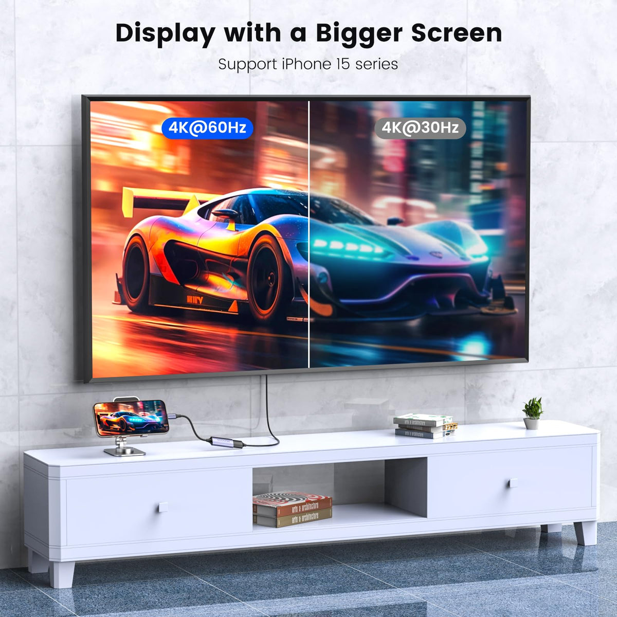 Adaptador USB C MOGOOD HDMI 4K 60Hz