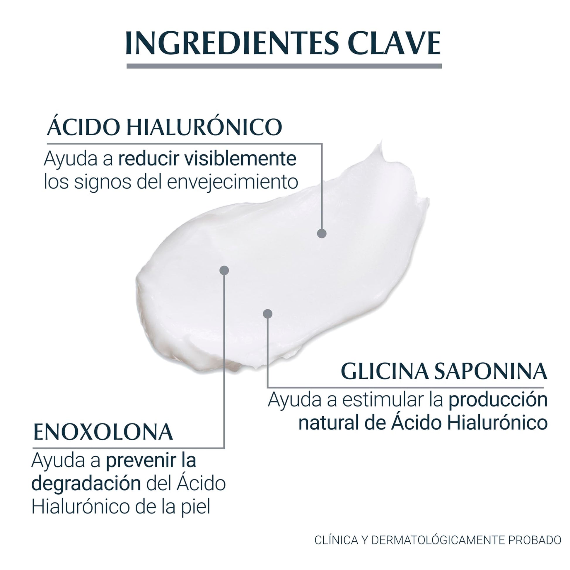 Eucerin Crema dia FPS 15+ ácido hialurónico Hyaluron Filler, 50 ml