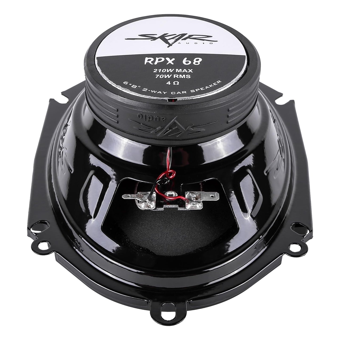 Skar Audio RPX68 - Altavoces coaxiales de 2 vías de 210 W (6 Pulgadas x 8 Pulgadas)