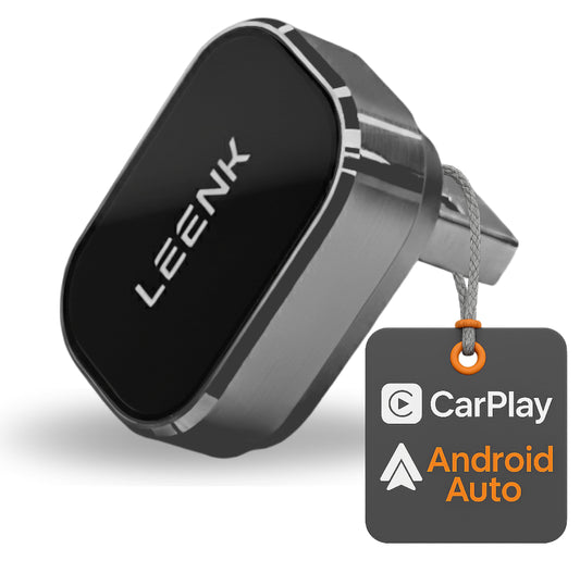 Adaptador Automático LEENK Aluminio Vidrio 2.5D Banda Dual 5 GHz para Coche