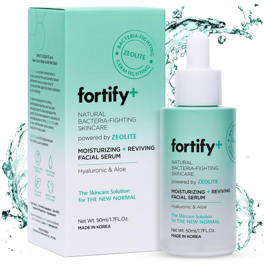 Fortify Skincare Fortify+ Tratamiento facial de bacterias naturales para combatir el cuidado de la piel, hidratante y rejuvenecedor, protege y revive, belleza limpia, fabricado en Corea, 50 ml