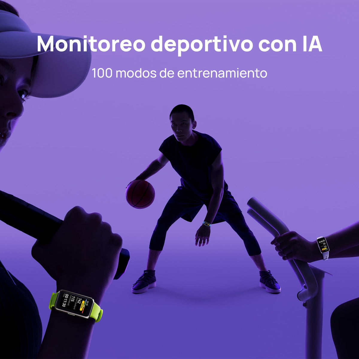Smartwatch HUAWEI Negro Polimero con IA y Monitoreo Avanzado