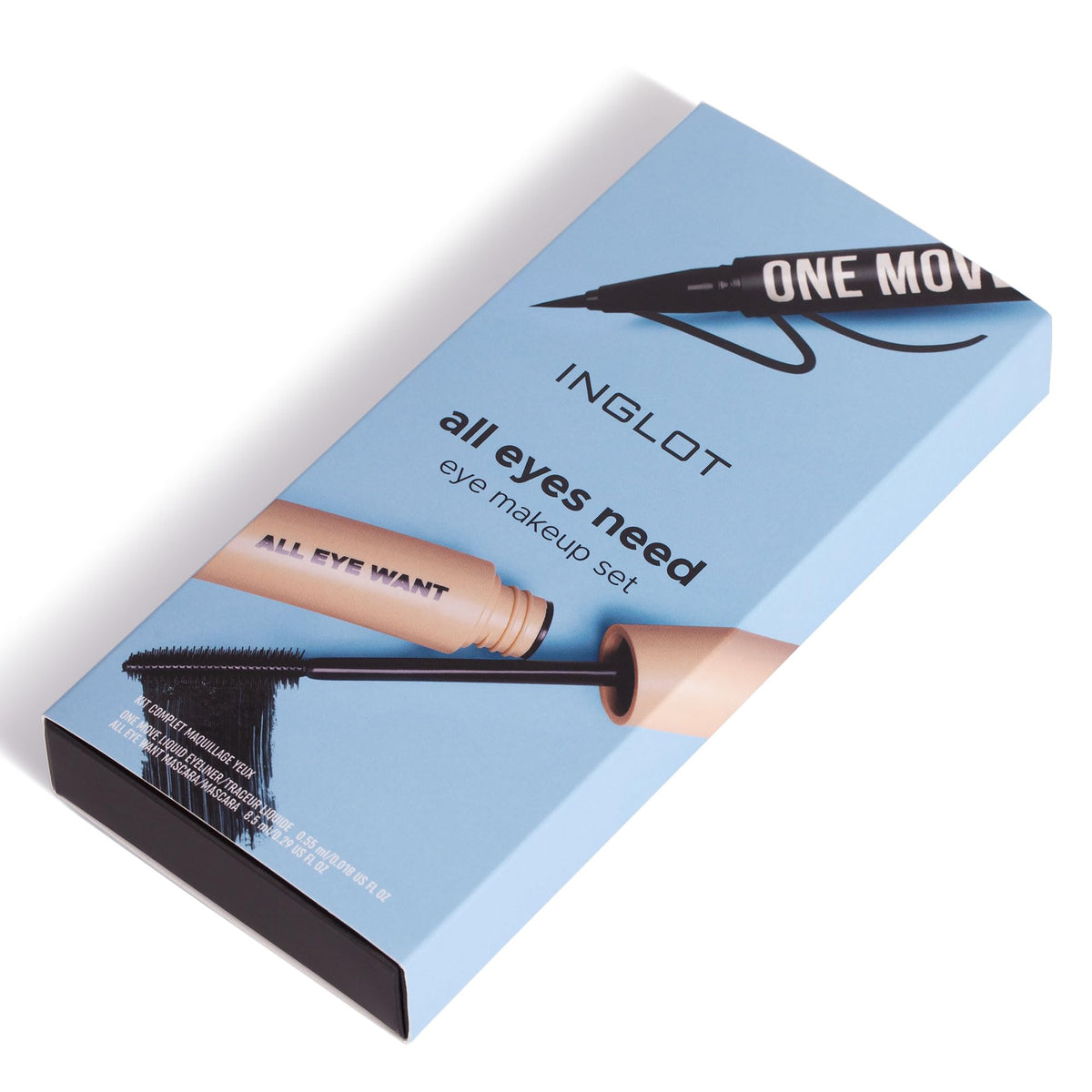 INLGOT | All Eyes Need Set | Set máscara + eyeliner rotulador