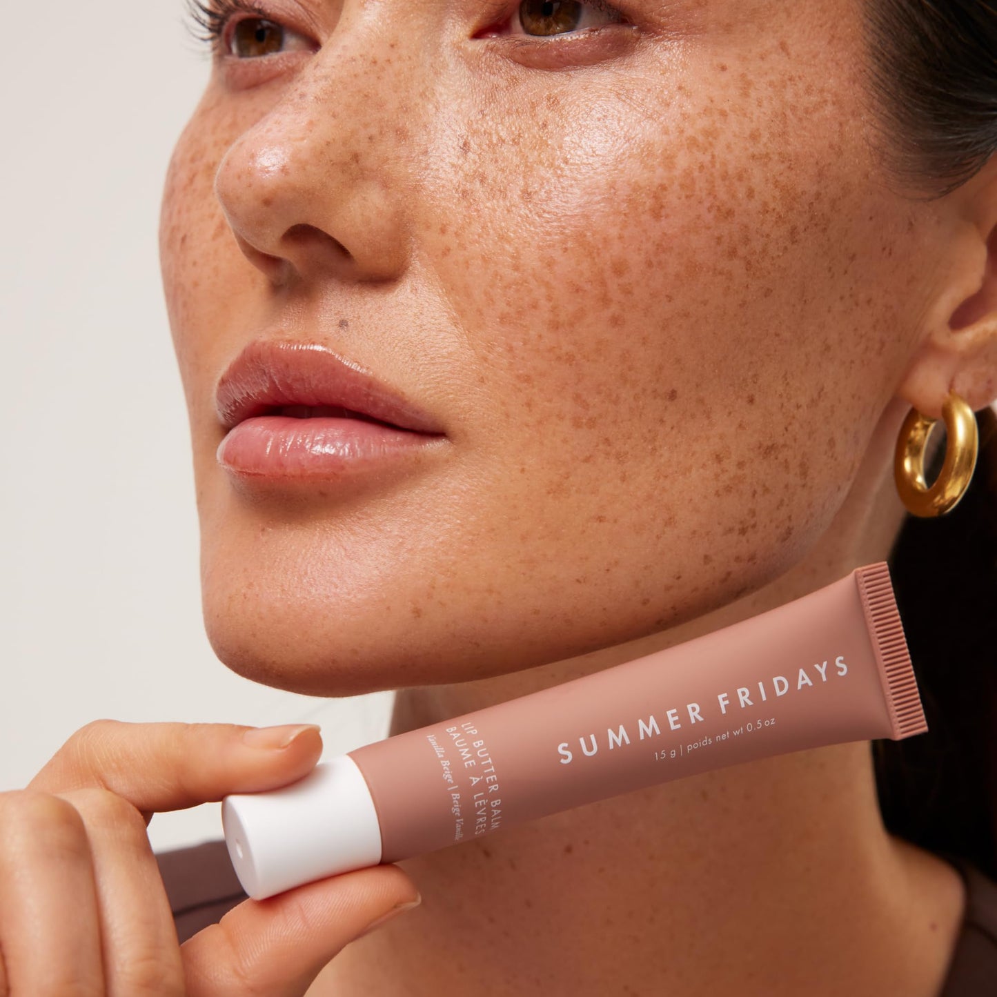 Bálsamo de Labios Summer Fridays Vainilla Beige Hidratante con Manteca de Karité Vegano