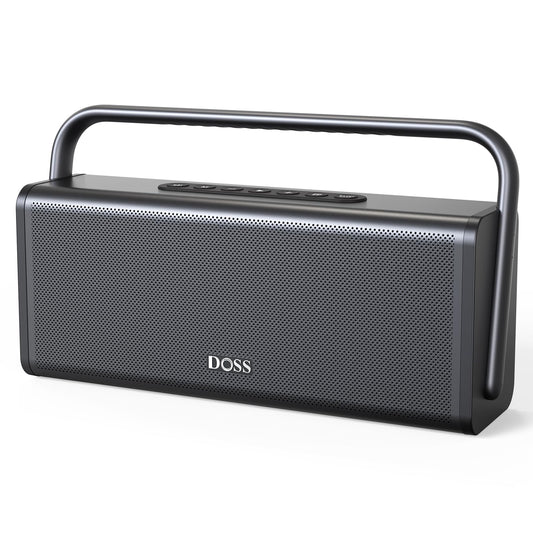 Altavoz Bluetooth DOSS SoundBox XL Pro Negro con Sonido Estéreo Potente y Graves Extra