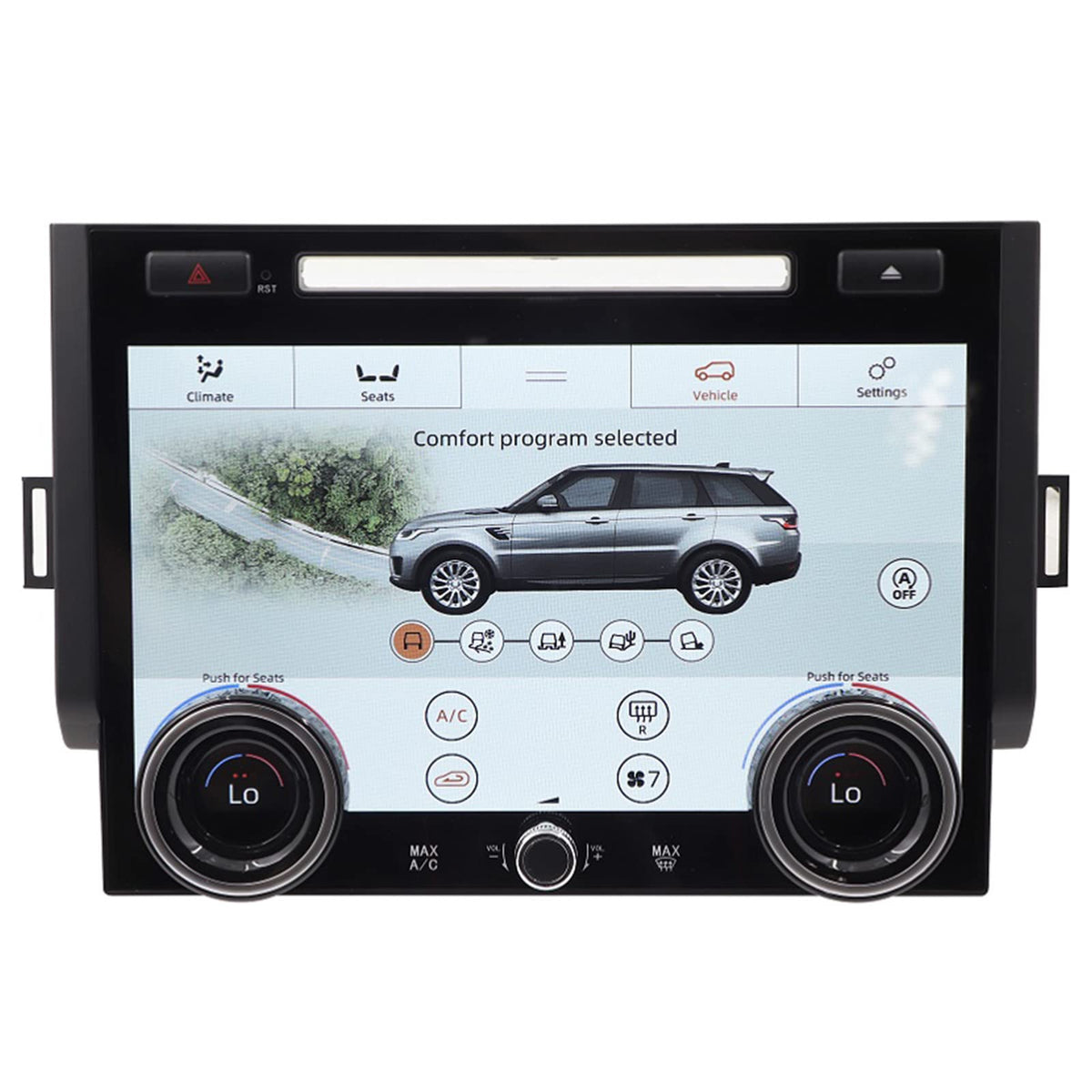 Panel de Control de Clima ASVEGEN Pantalla Táctil LCD 10 Pulgadas para Land Rover Range Rover Sport L494 2013-2017