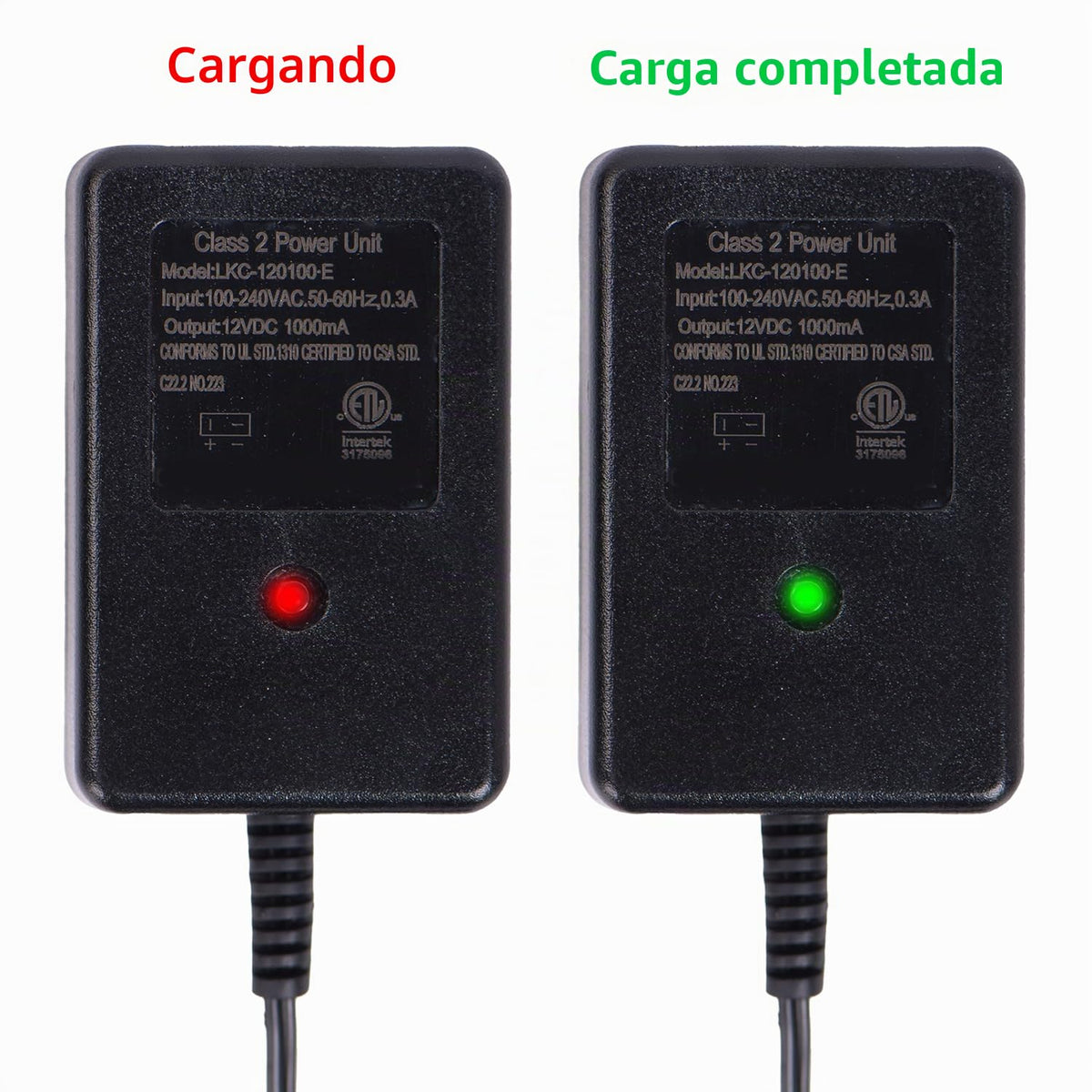 Adaptador de Carga Universal de 12 V BMX X6 Negro para Juguetes y Autos de Montar para Niños