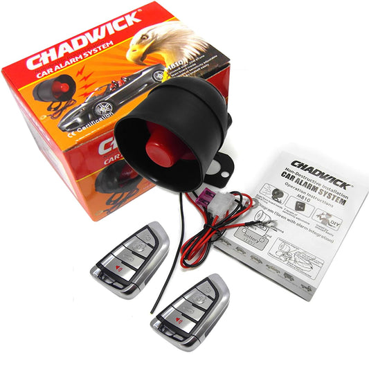 Alarma de Coche Chadwick Universal 12 V con Sensibilidad de 7 Niveles y 2 Controles Remotos
