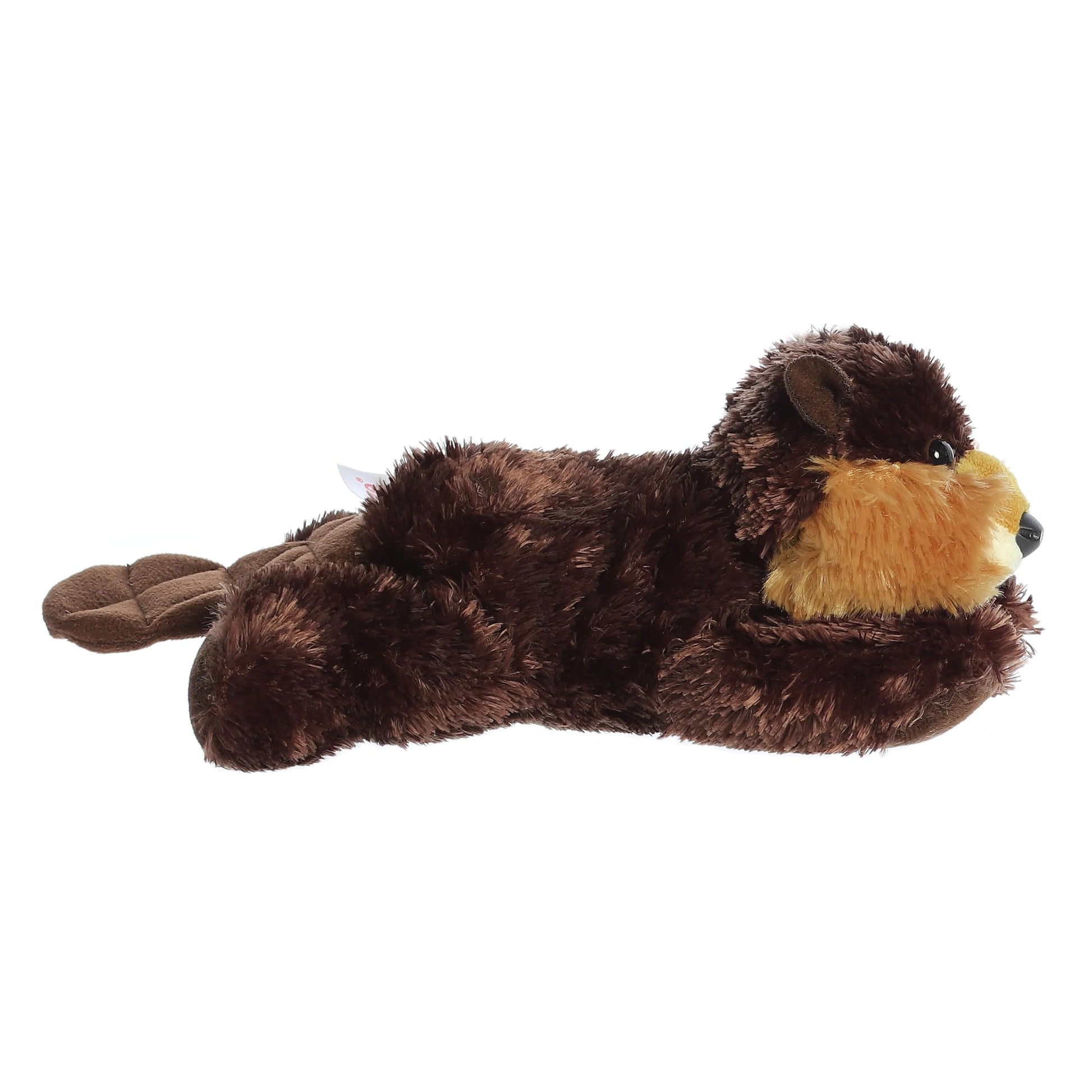 Aurora World Plush - Mini Flopsie - BUILDER the Beaver (8 inch) by Aurora