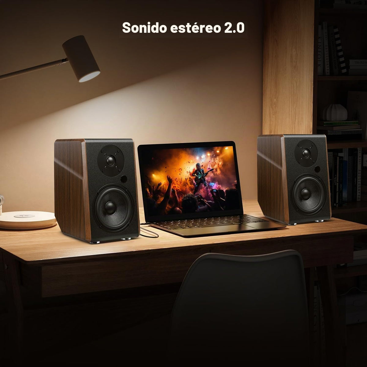 Altavoces de Estantería AIYIMA S700 Negro Activos Bluetooth 100W con Woofer 5.25 Pulgadas para Audio Doméstico