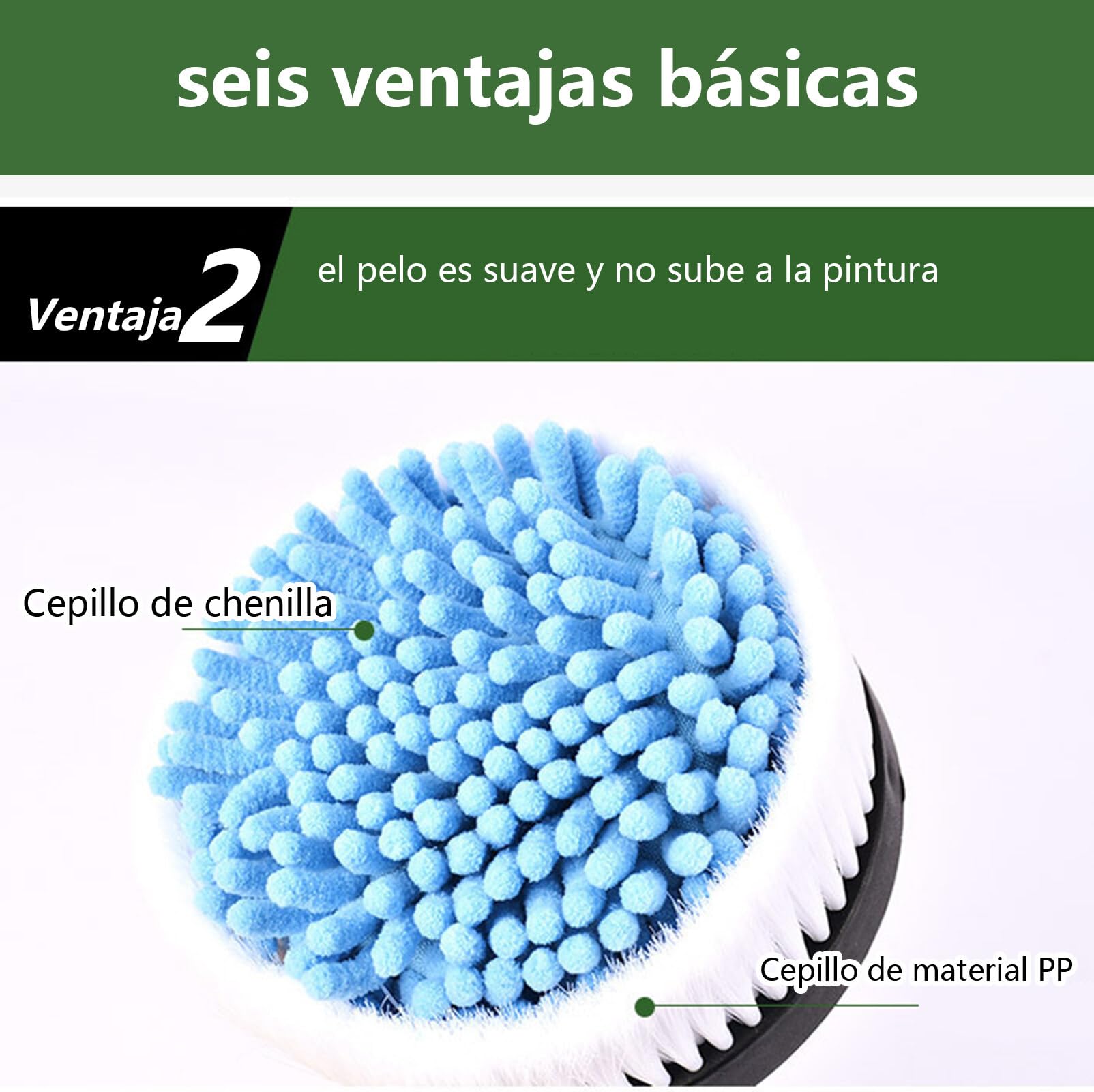 JKOKPMG Cepillo para Lavar Carros,Cepillo para Lavar Carros con Extension,Cepillo Giratorio para Lavar Carros,Cepillo para Polvo Giratorio de 360°,Pinceles Espuma Giratorio 3 In 1 15m