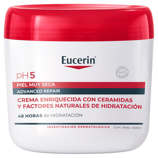 Eucerin Advanced Repair - Crema Corpoeral Intensiva Ph5, 450 ml, 1 unidad