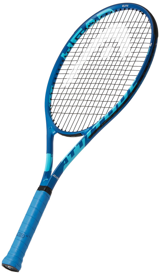 HEAD Metallix Attitude Elite Blue - Raqueta de Tenis para Adultos preencordada, Ligera, tamaño Medio para Mezcla de Potencia y Control