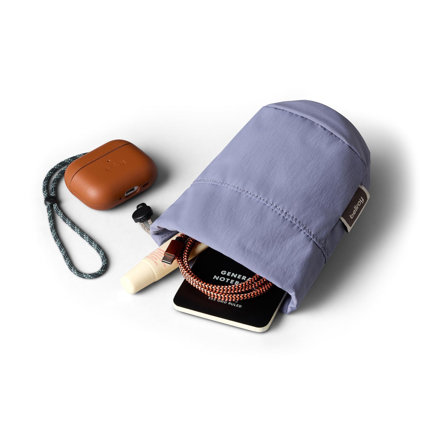Bellroy Cinch Pouch, Bolsa de maquillaje y viaje - LilacHaze