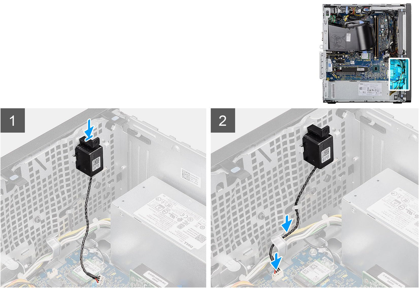 Deal4GO Conjunto de altavoces internos VWX60 0VWX60 Reemplazo para Dell OptiPlex 3080 3090 5080 5090 7080 7090 7090 Micro MFF