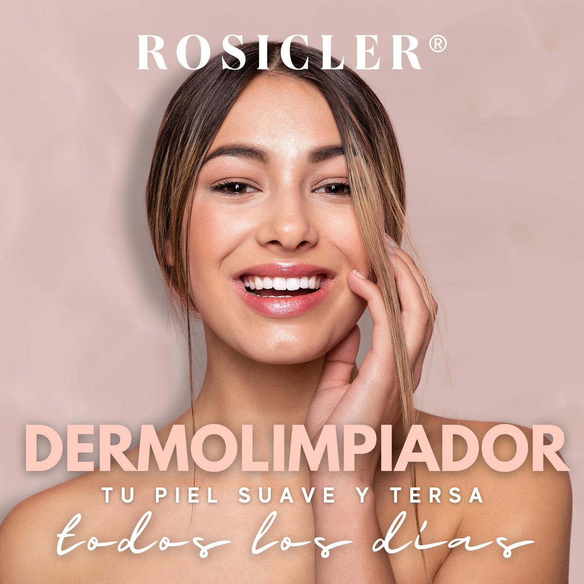 ROSICLER | Jabón Dermolimpiador Suave 120ml | Piel Sensible | Extracto De Avena Y Miel | Ideal Para Limpiar | Hidratar | Eliminar Impurezas | Sin Resecar La Piel