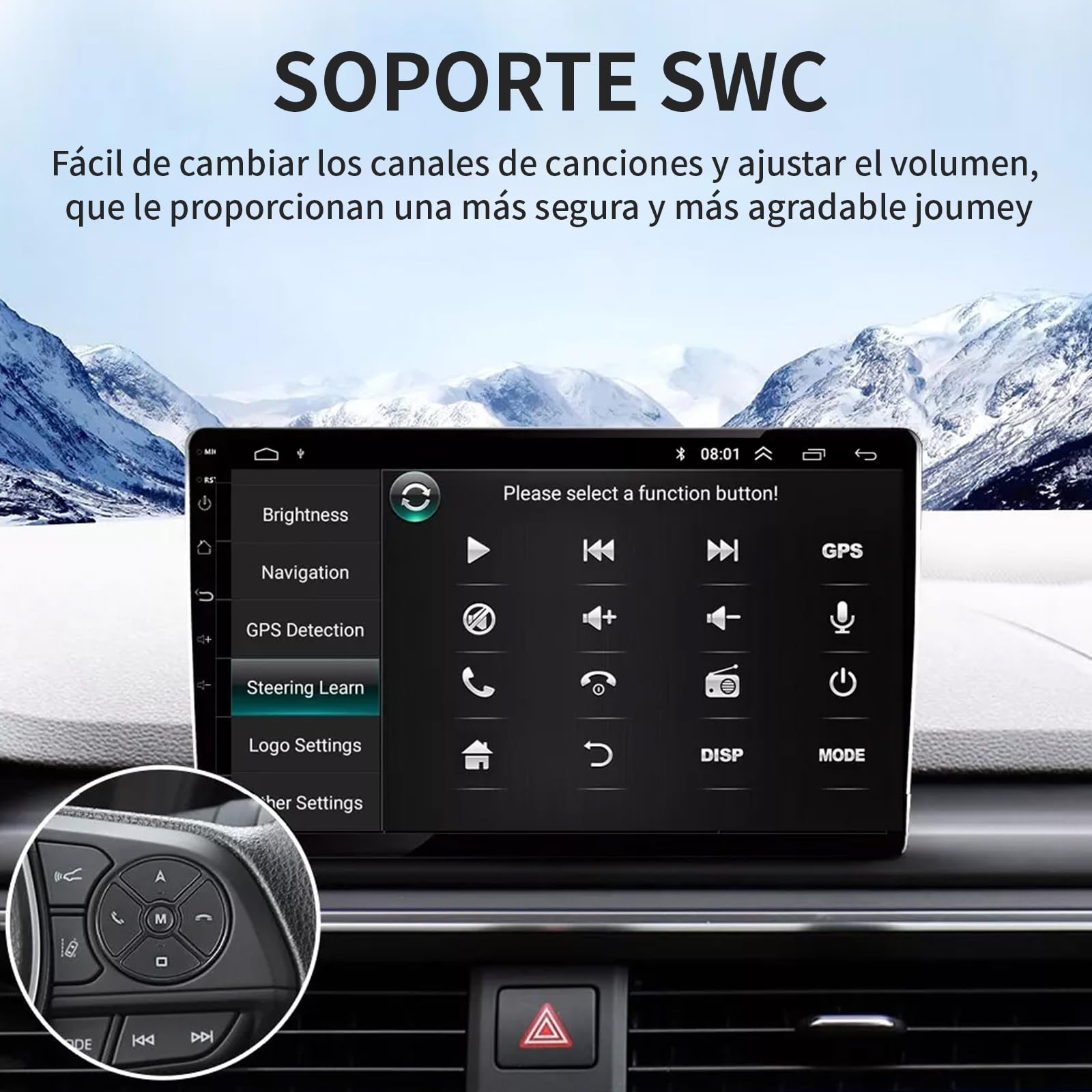 FINYQBET Estéreo para Auto Kia K3 Cerato Forte 2013-2018, Android 11 con CarPlay y Android Auto Inalámbrico, Pantalla Táctil de 9 Pulgadas, Compatible con Cámara de Reversa y Control de Volante