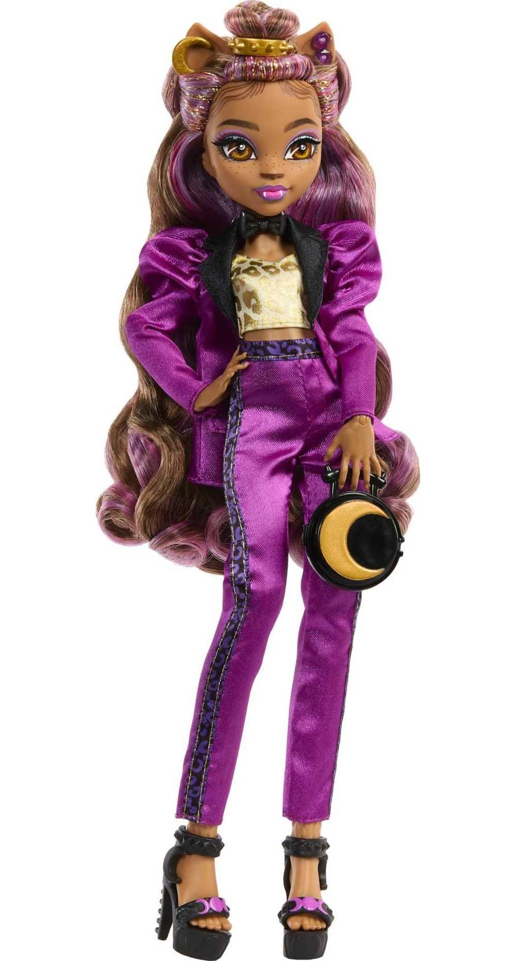 Muñeca Monster High Clawdeen Baile Monstruoso con Accesorios temáticos para niñas