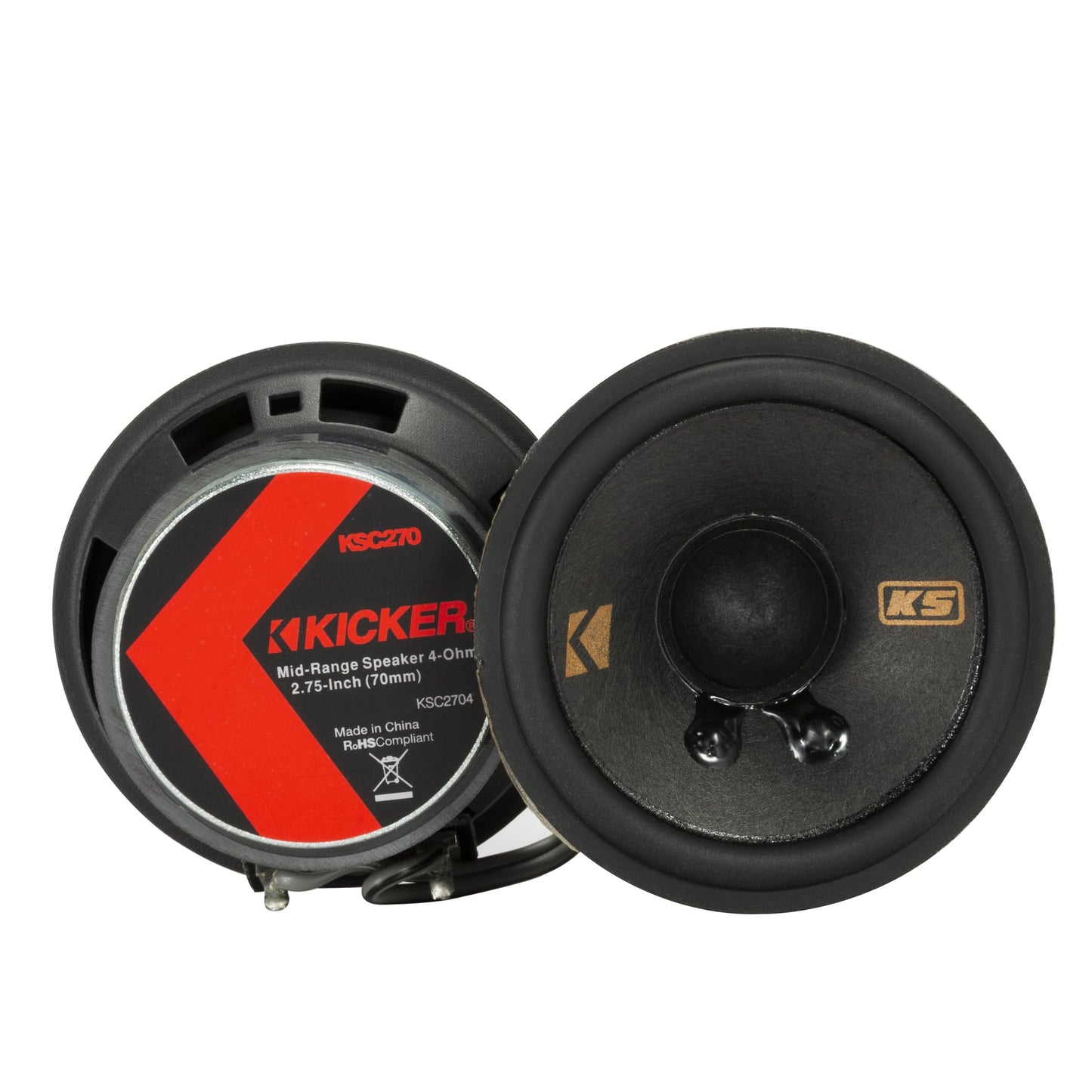 KICKER Serie 51KSC Altavoces Coaxiales (51KSC2704)