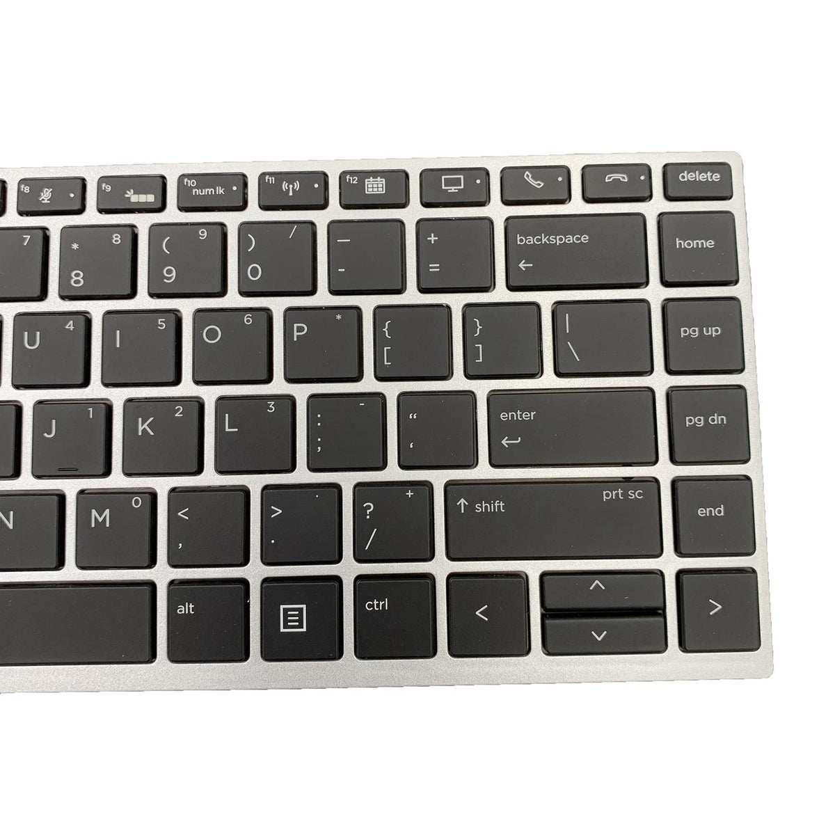 Teclado Repuesto Tiugochr Negro Retroiluminación para Portátil HP Elitebook 840 G5 G6 745 G5