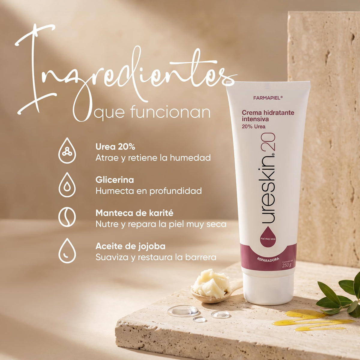 Ureskin 20 Crema con Urea 20% 250 g