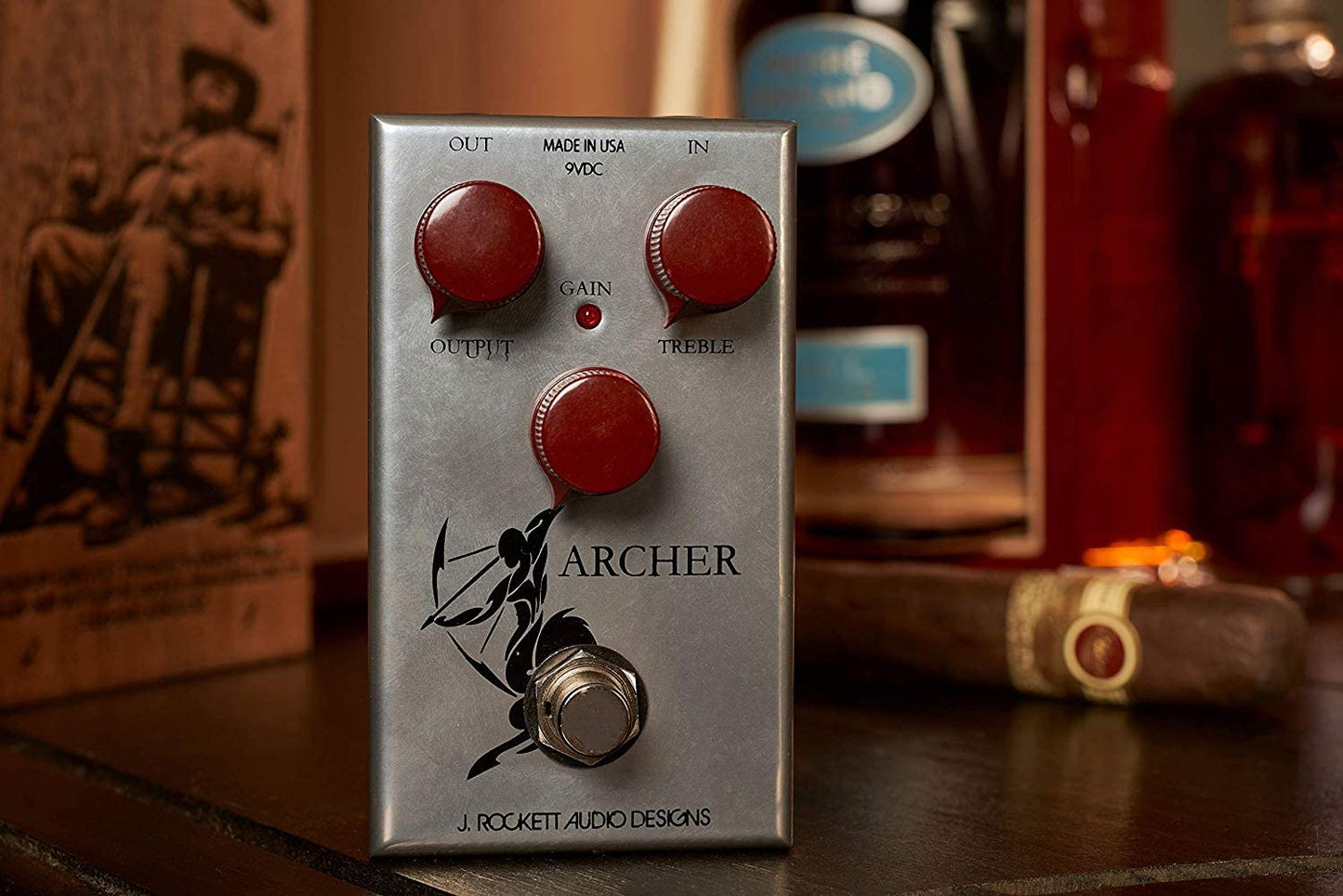 Pedal de Efectos Overdrive y Boost J. Rockett Audio Designs Tour Series para Guitarra