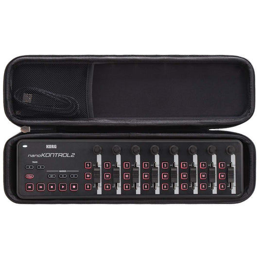 Funda rígida de viaje Aproca compatible con KORG nanoKONTROL2 nanoKEY2WH nanoPAD2 Slim Line USB MIDI Pads