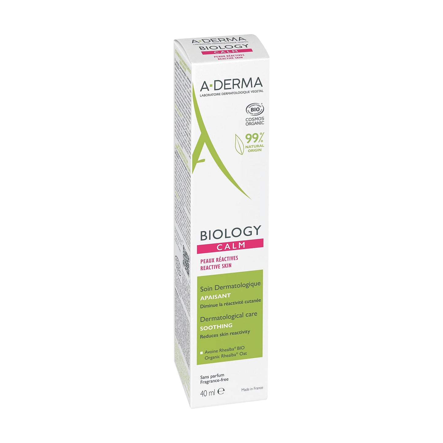 Crema Hidratante A-Derma Bio para Piel Seca - 40ml, Fórmula Ligera y Calmante