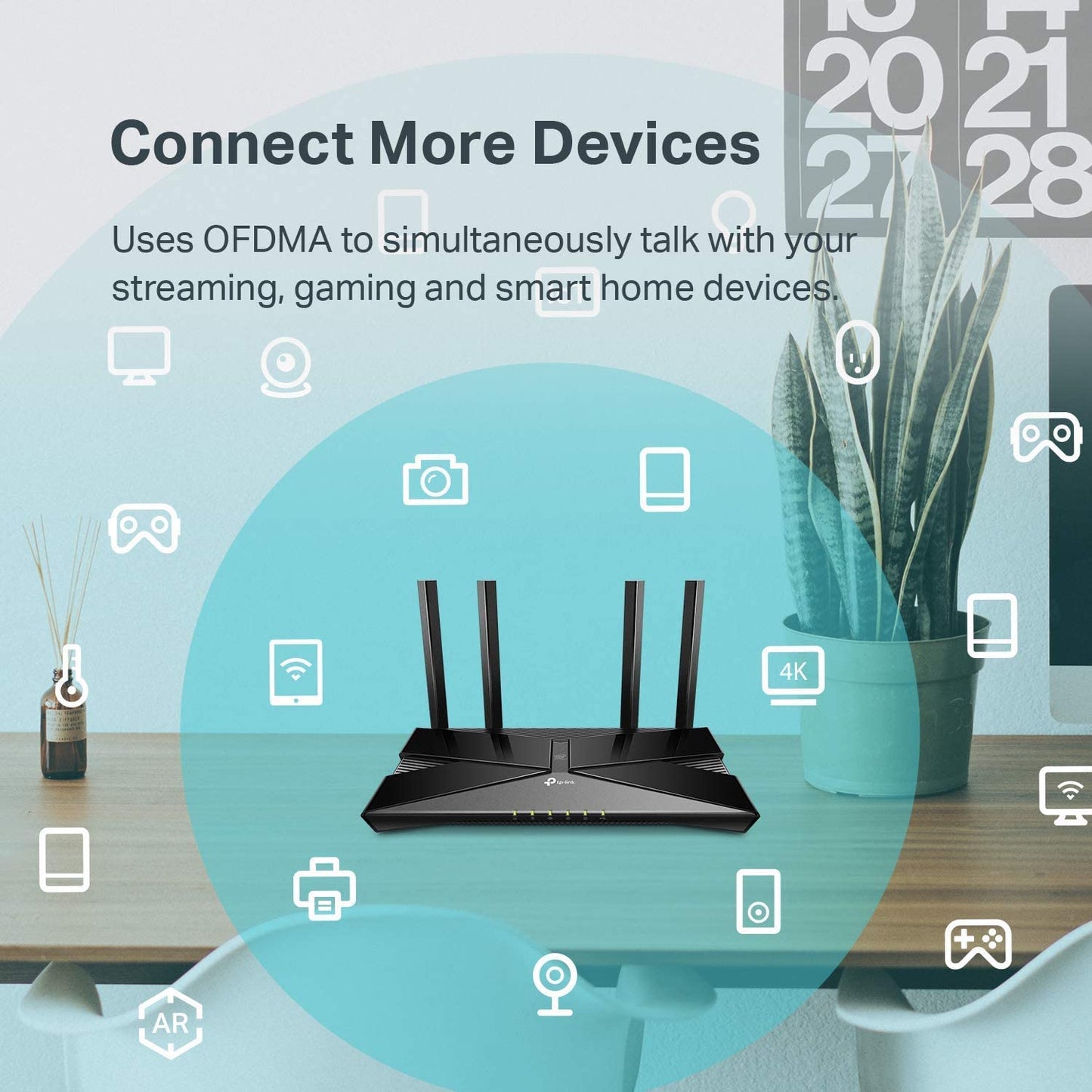 Router Wi-Fi 6 TP-Link Archer AX10 AX1500 con Alexa