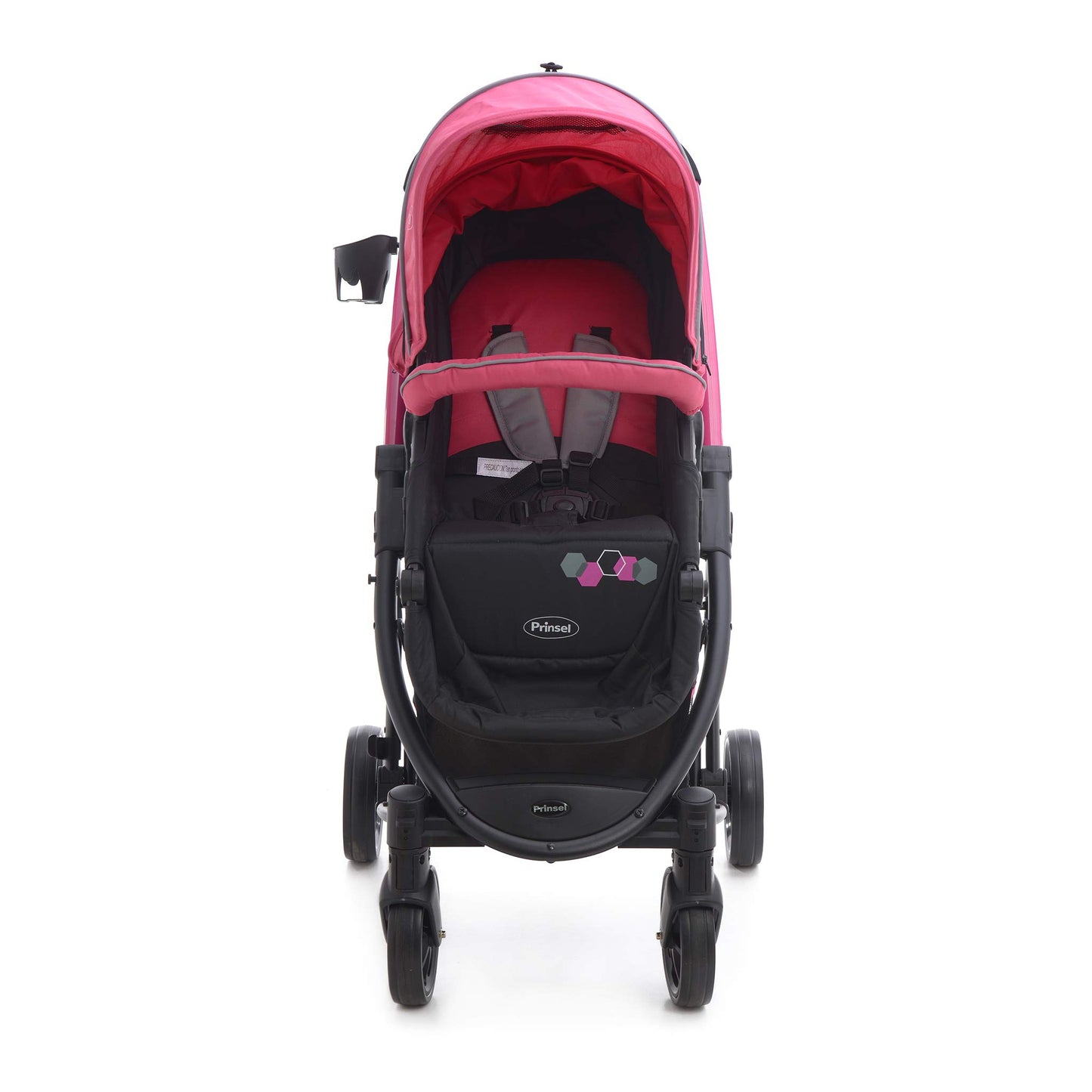 Carriola Prinsel Alfa Ts rosa con Portabebé
