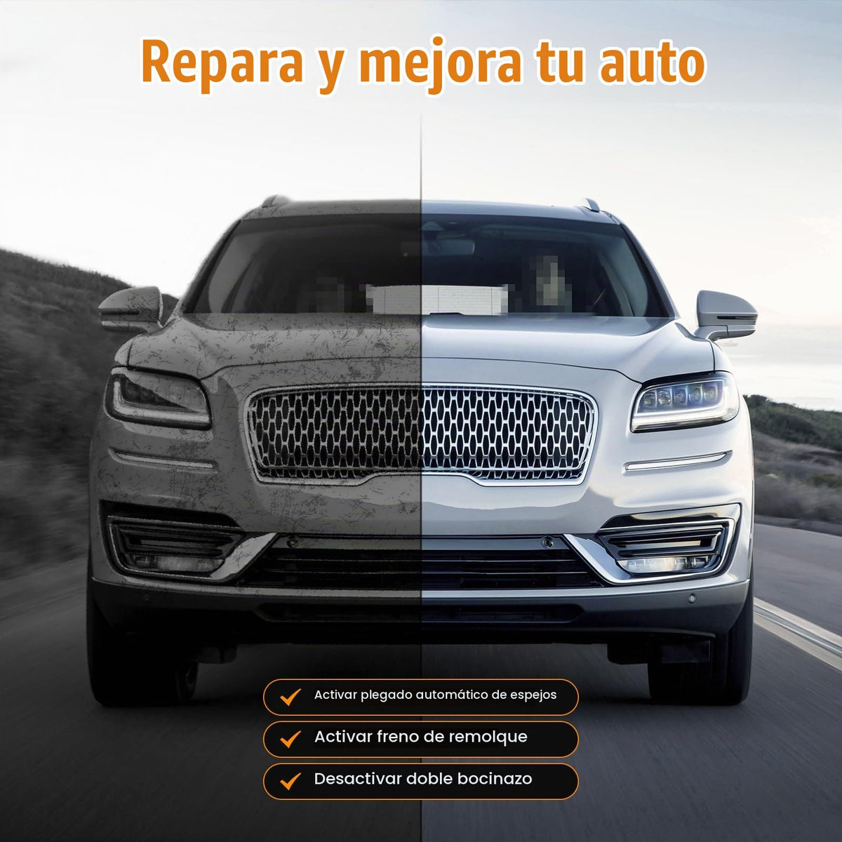 Adaptador USB ELMconfig ELM327 OBD2 Negro con Interruptor MS-CAN HS-CAN para Diagnóstico en Vehículos Ford Lincoln Mazda Mercury