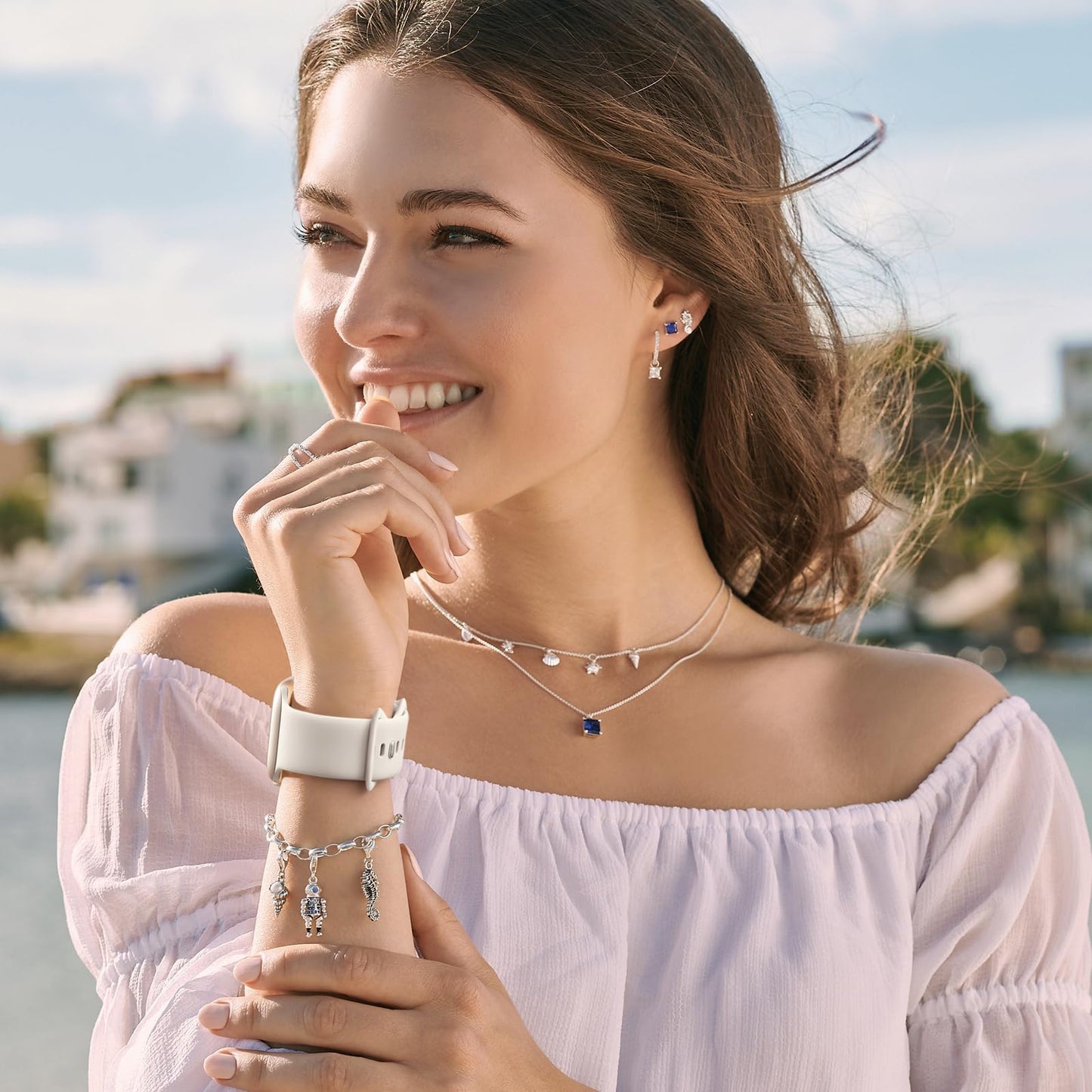 Correa Vcegari Compatible con Apple Watch Silicona Suave Resistente al Agua