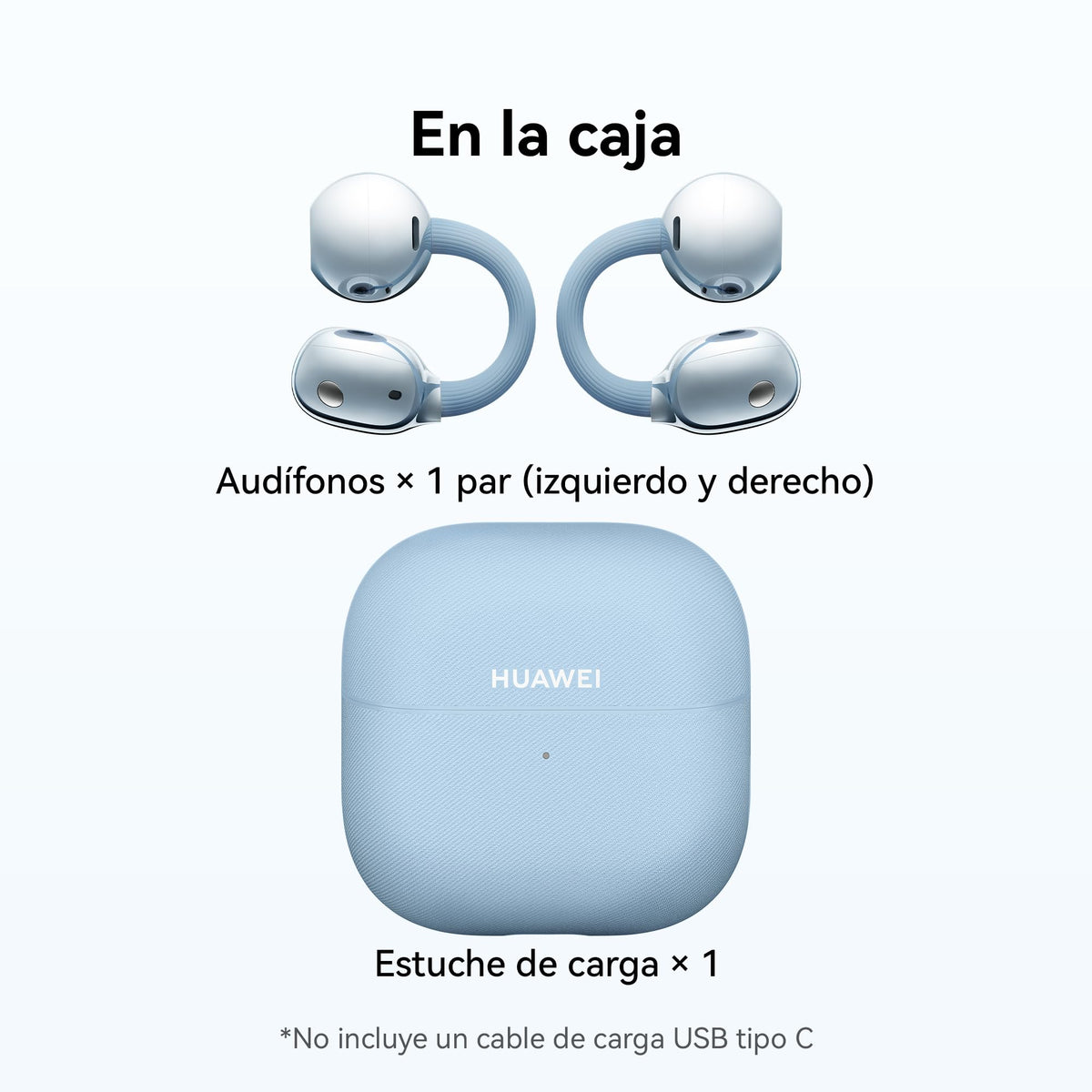 Audífonos Inalámbricos HUAWEI Azul FreeClip 2