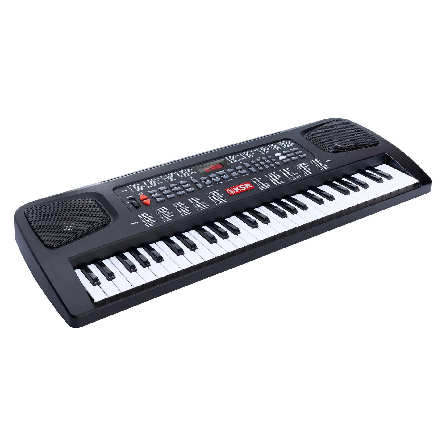 Teclado Musical Kaiser Negro 54 Teclas 100 Tonos Función Grabar Audio