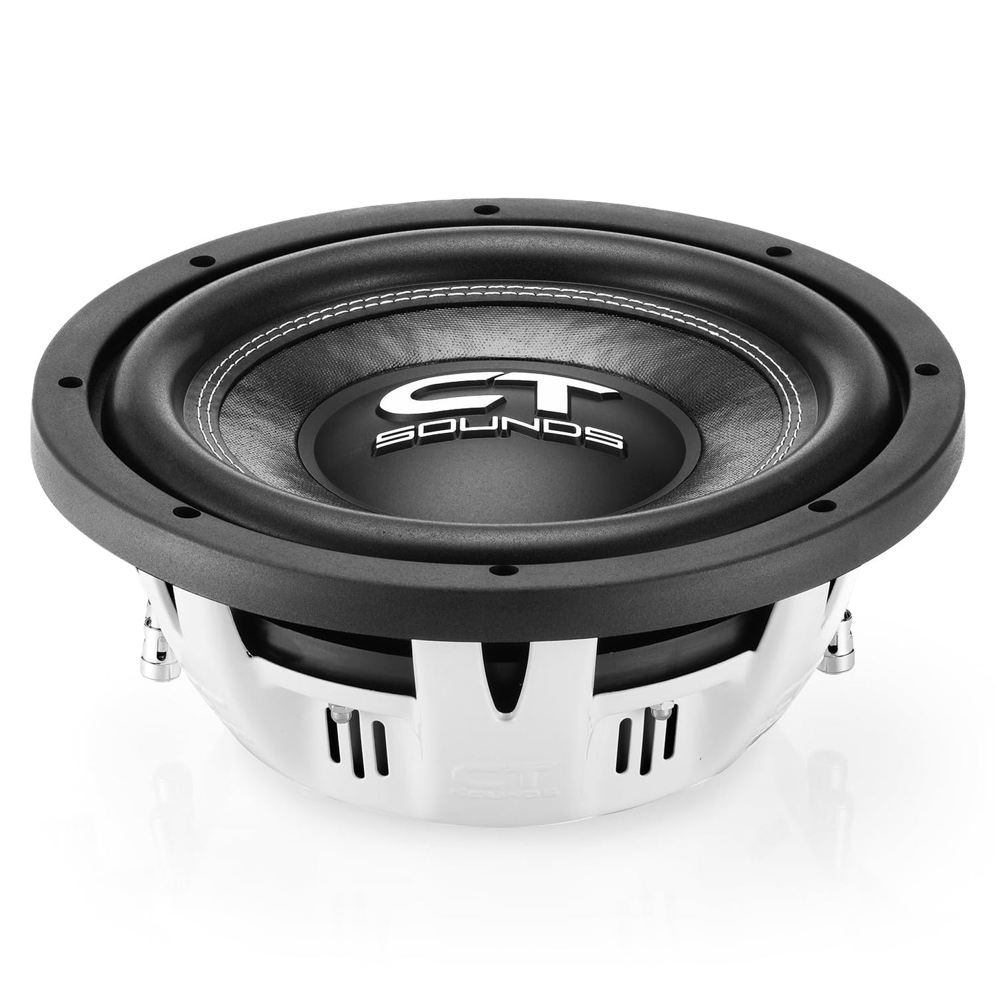 CT Sounds Hydro - Subwoofer de coche de 10 pulgadas, doble 4 ohmios, 1000 W, montaje poco profundo