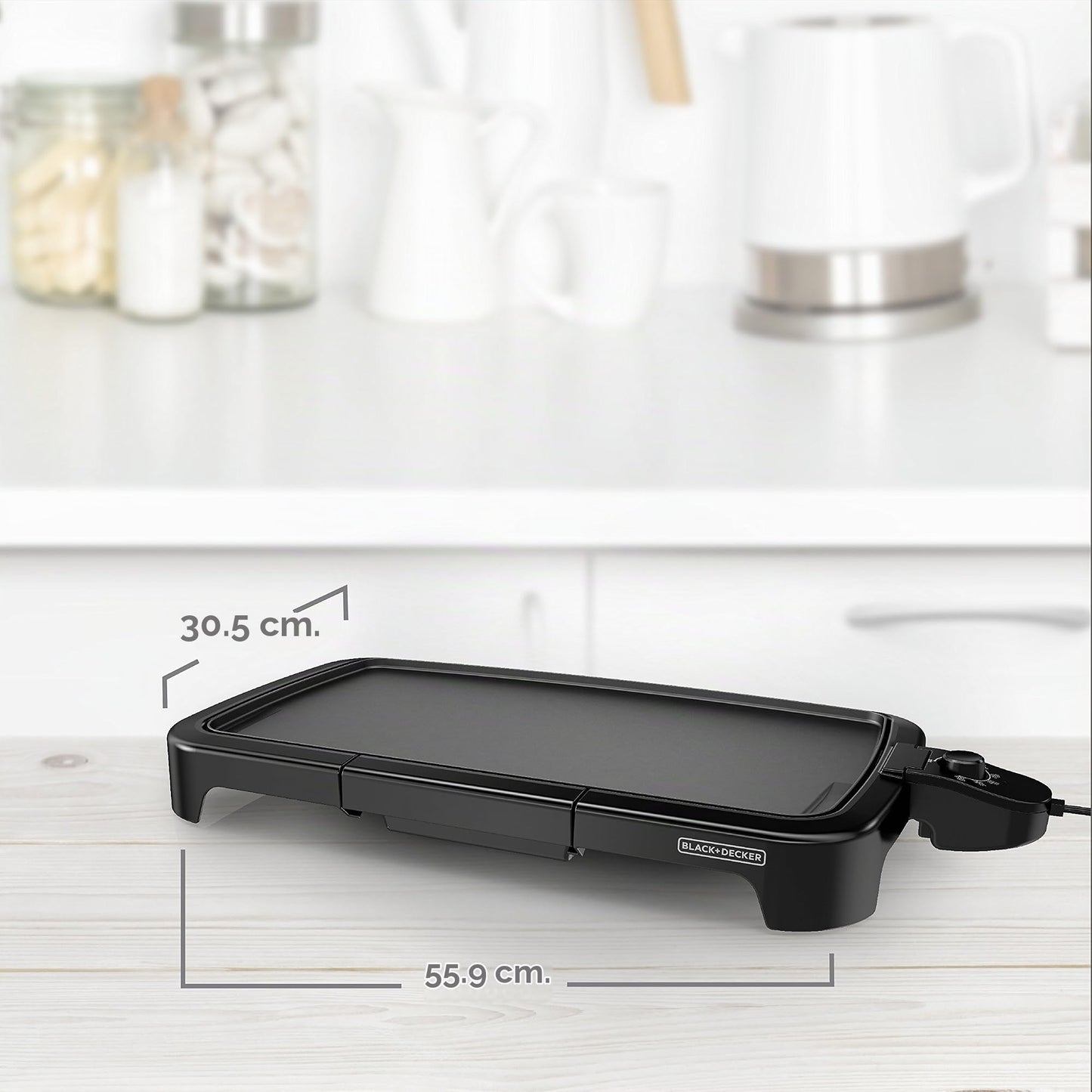 black+decker tamaño familiar plancha eléctrica, plancha , Negro, compacto, 1