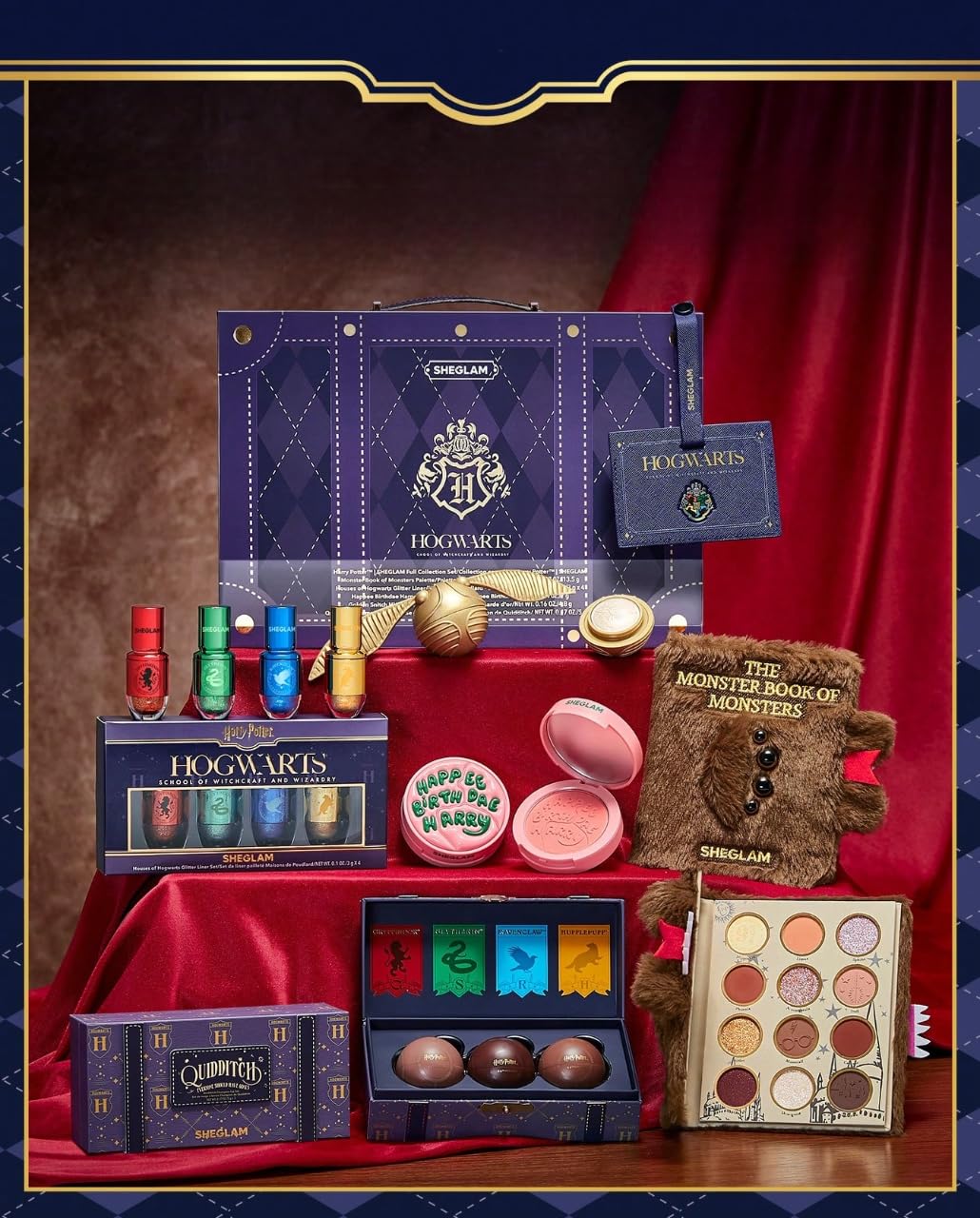 Caja de Maquillaje Harry Potter SEGUNDA EDICION x SHEGLAM original colección completa Make Up