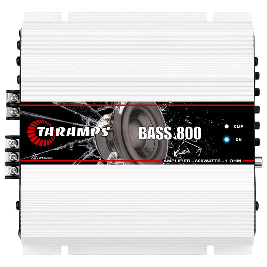 Amplificador de Audio Taramps Bass 800 vatios Rms 1 Canal 1 ohmio para Coche