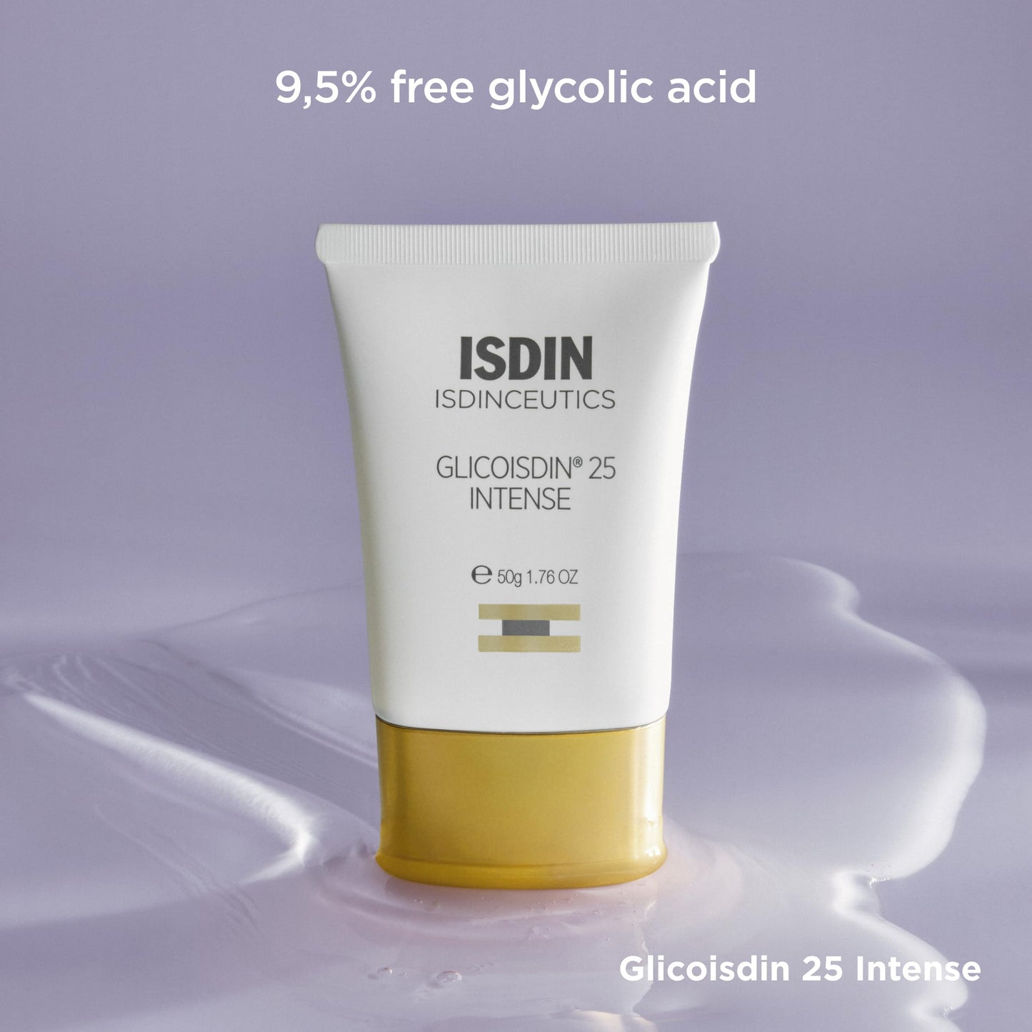 ISDIN ISDINCEUTICS Glicoisdin 25 Intense, Gel Facial Efecto Peeling con Ácido Glicólico, 50 ml