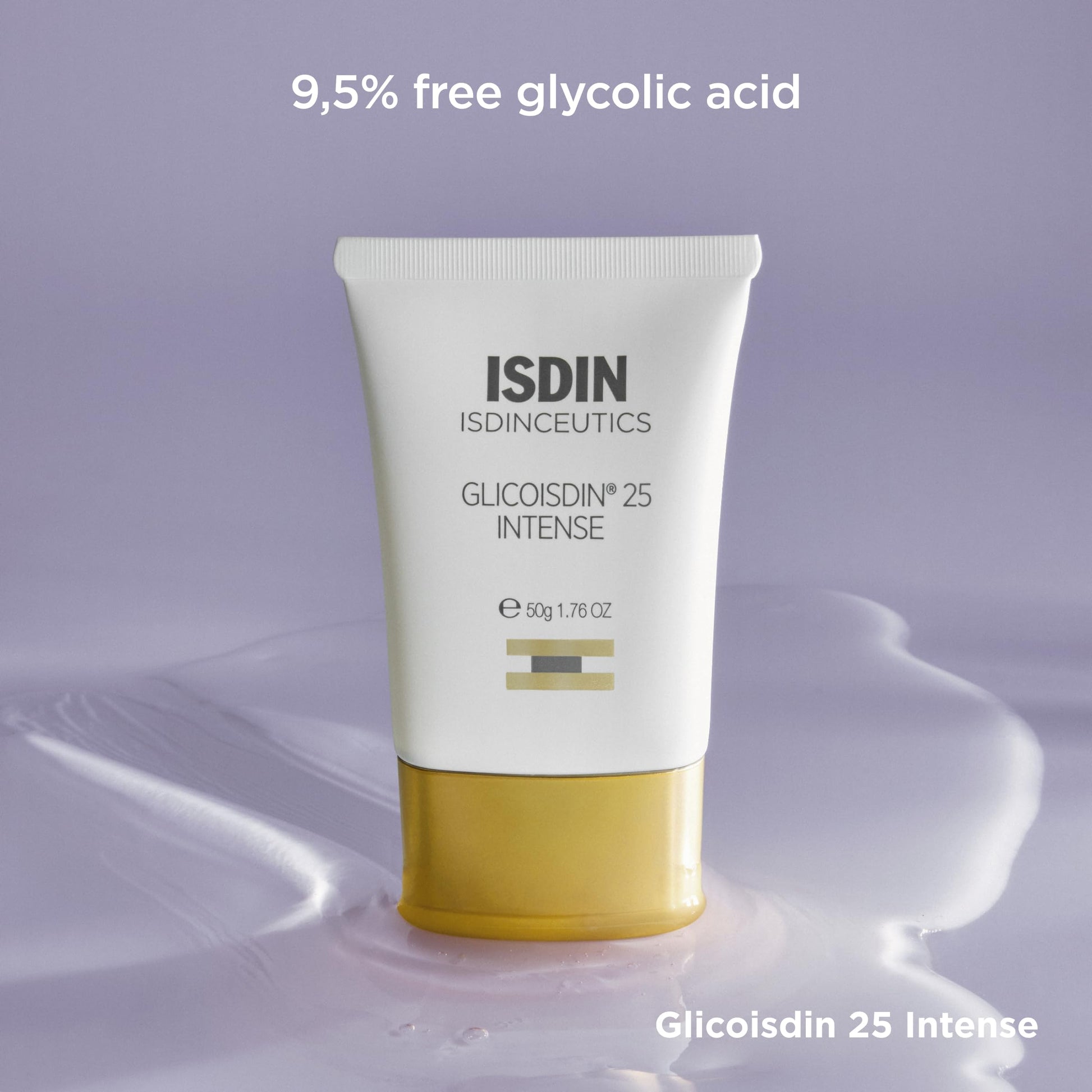 ISDIN ISDINCEUTICS Glicoisdin 25 Intense, Gel Facial Efecto Peeling con Ácido Glicólico, 50 ml
