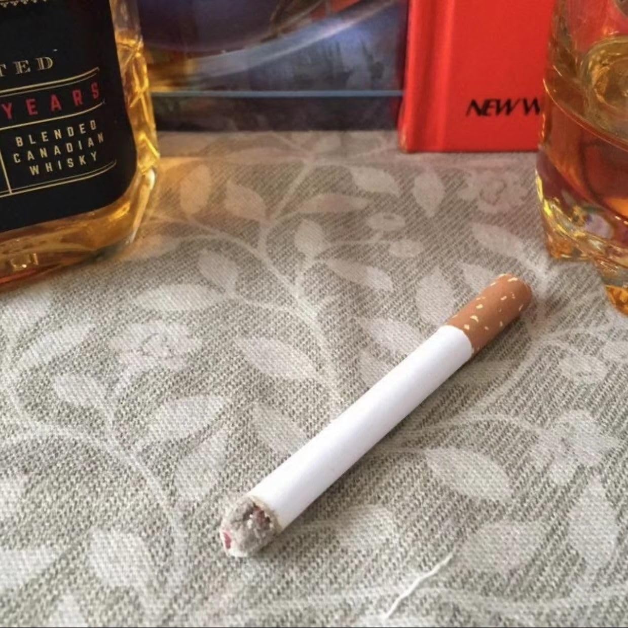 CLESEN - Cigarrillos falsos de 3.25 pulgadas (paquete de 12), cigarros de imitación con un aspecto realista duradero/realista, ideal para fiestas temáticas/actuaciones teatrales
