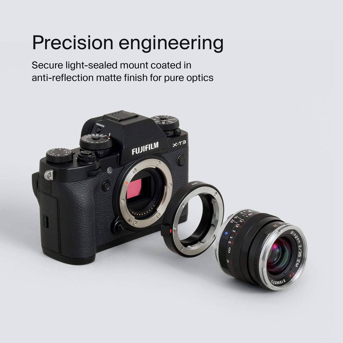Urth - Adaptador de Objetivo Compatible con Objetivos Leica M y cuerpos de cбmara Fujifilm X