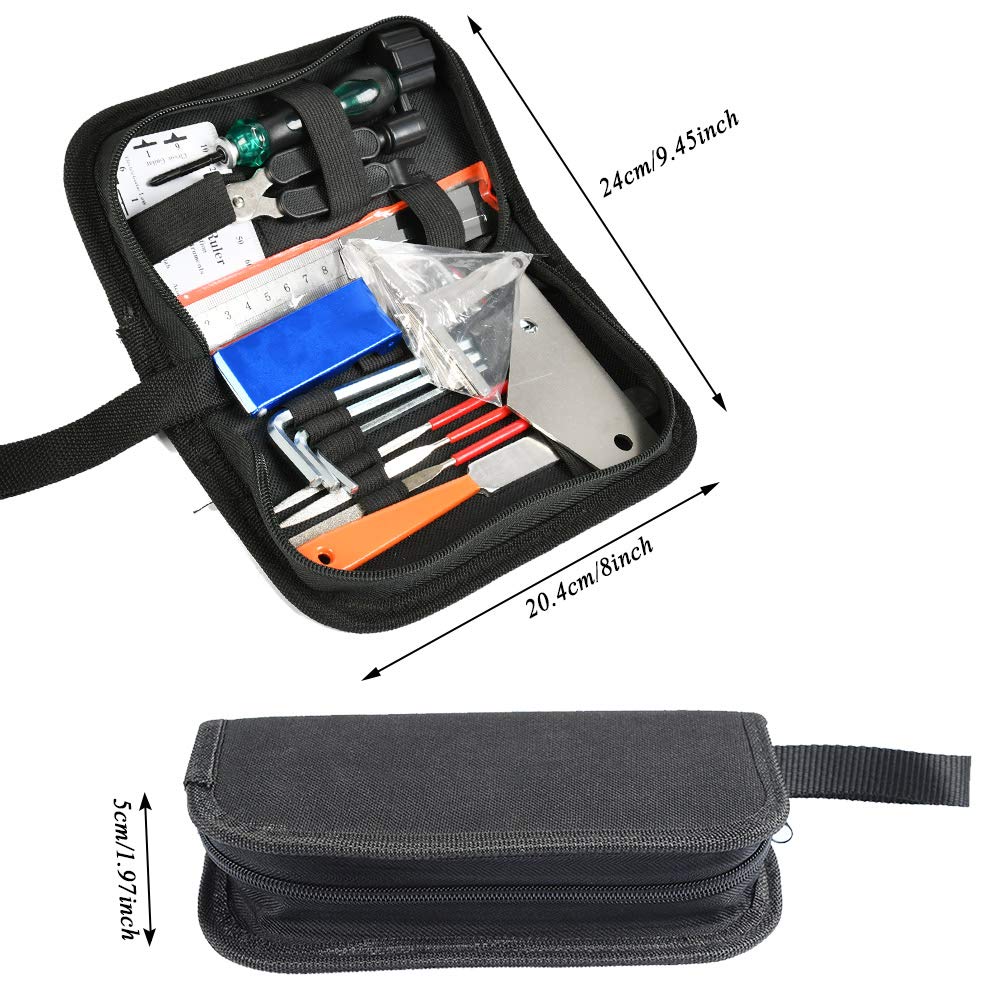 Kit de Mantenimiento TIMESETL Negro con Juego de Llaves Hexagonales para Guitarra