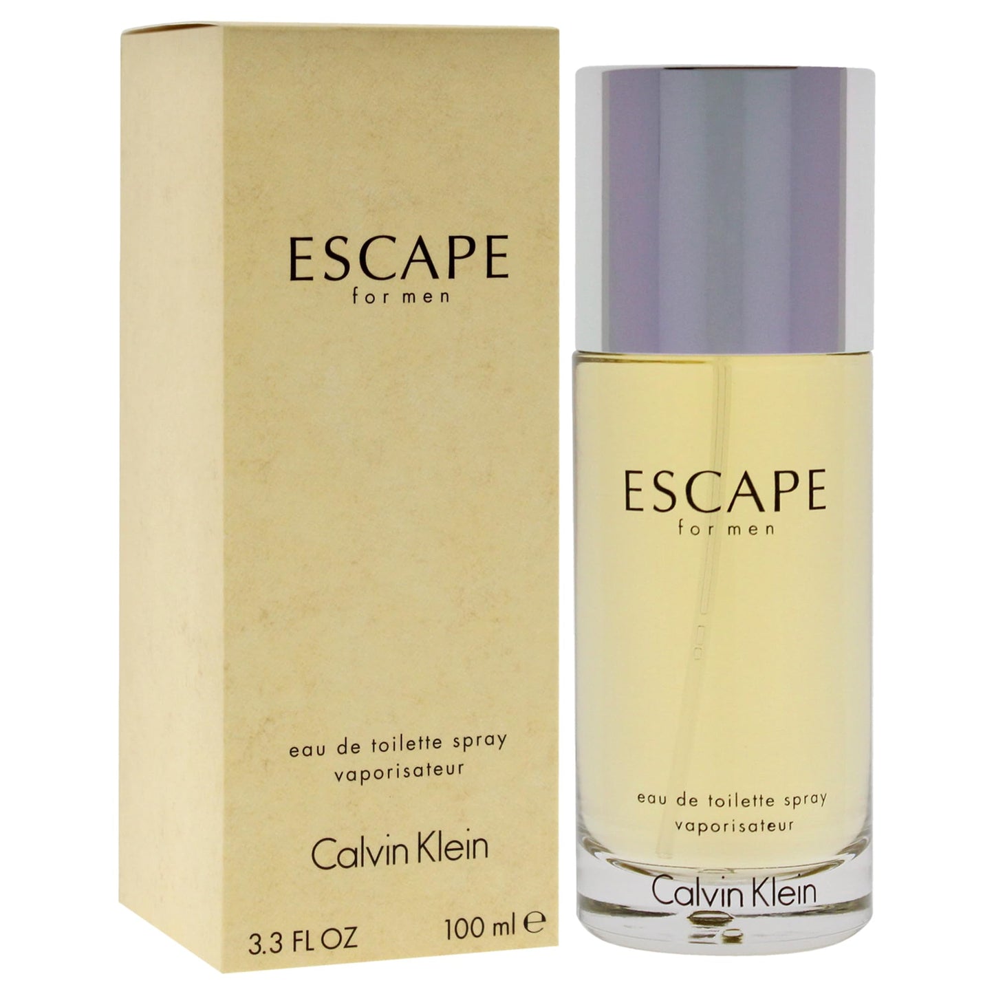 Calvin Klein Escape Spray para Hombre, 3.4 Oz/100 ml