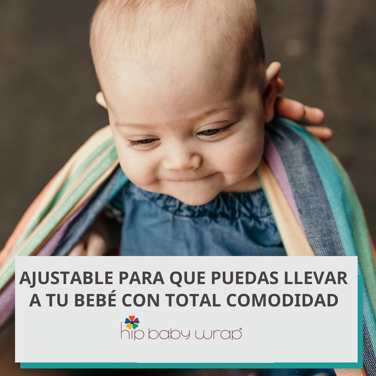Hip Baby Wrap Portabebés con correa de anillo para bebés y niños pequeños, 100% algodón suave para bebés de 8 a 35 libras, regalo perfecto para baby shower, madres y papás, cubierta de lactancia (arco iris de verano))